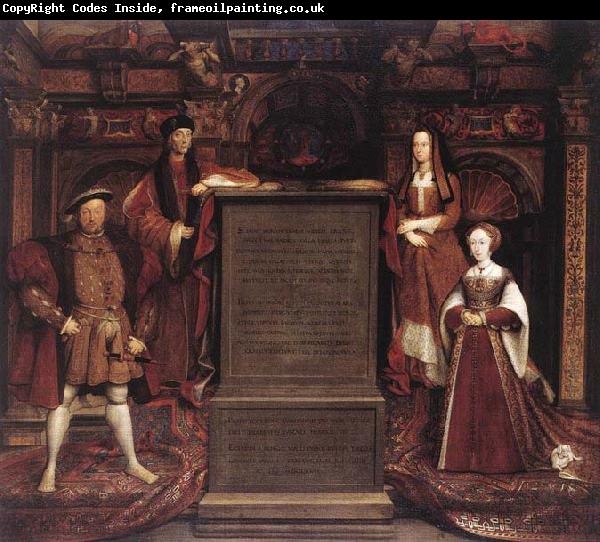 Leemput, Remigius van Henry VII, Elizabeth of York, Henry VIII, and Jane Seymour
